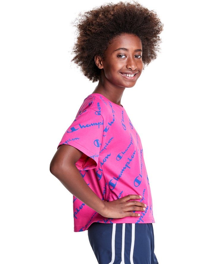 pink champion tee